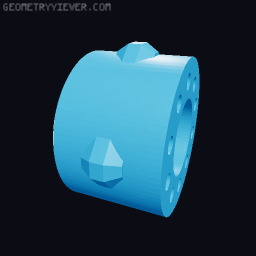 LEGO DUPLO compatible Fire Truck 3D model thumbnail
