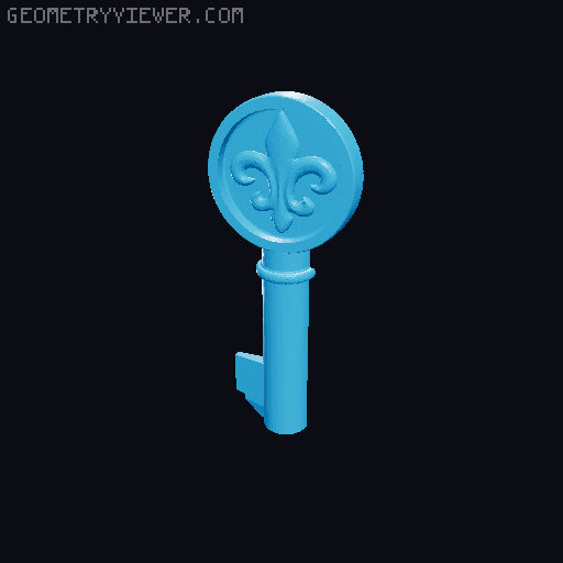 keys 3D model thumbnail