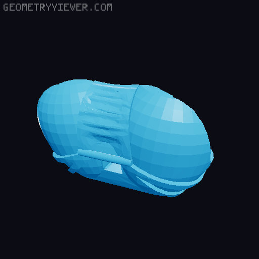 Beachy kit for Dummy 13 (Bikini Set) 3D model thumbnail