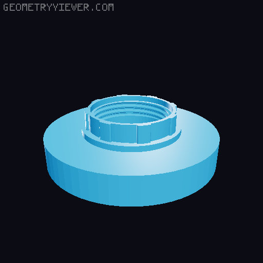 Stojan pro Planet Lamp 2v1 (Remix RockBase) 3D model thumbnail