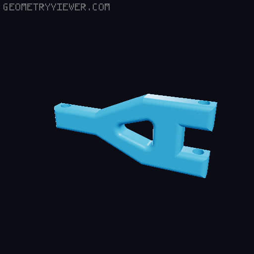 3d Printed RC Car (35kmh+) 3D model thumbnail