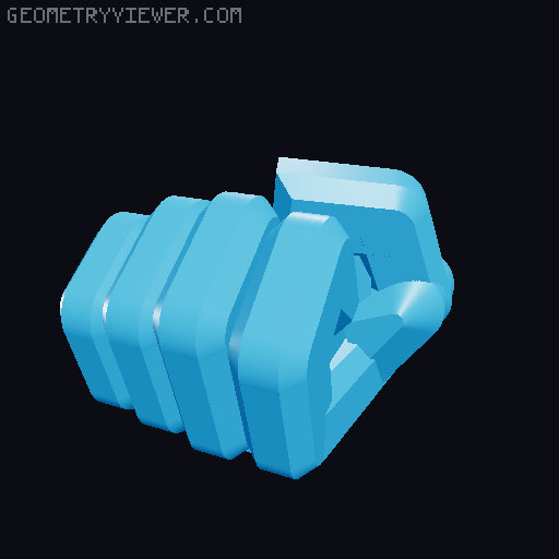 TEST DUMMY 13 ORGANIC ARM BY 3DNUEVO 3D model thumbnail