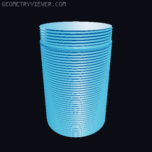 Tube for Hadley telescope metric version (no disassembly or re-print needed) 3D model thumbnail