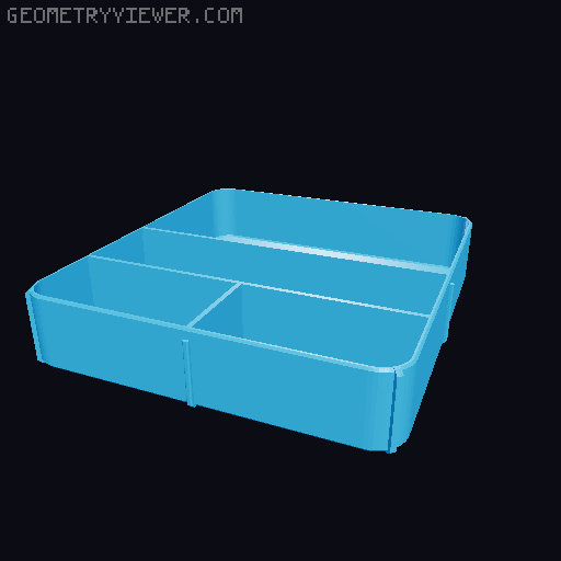 First aid kit box 3D model thumbnail