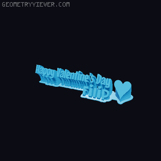 Happy Valentines Day... 3D model thumbnail