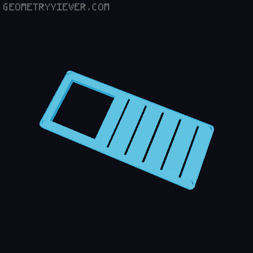 MisteRdeck - 3x3 Macropad with 5 Volume Sliders 3D model thumbnail