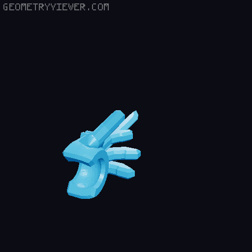 Hidden blade for Dummy 13 (1.0) 3D model thumbnail