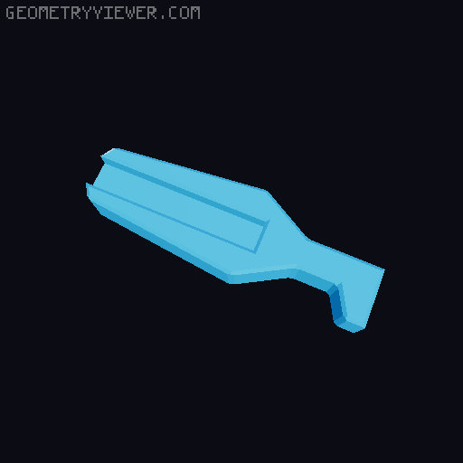 Lucky 13 Larger Shoulder pauldron and Mandalorian parts 3D model thumbnail