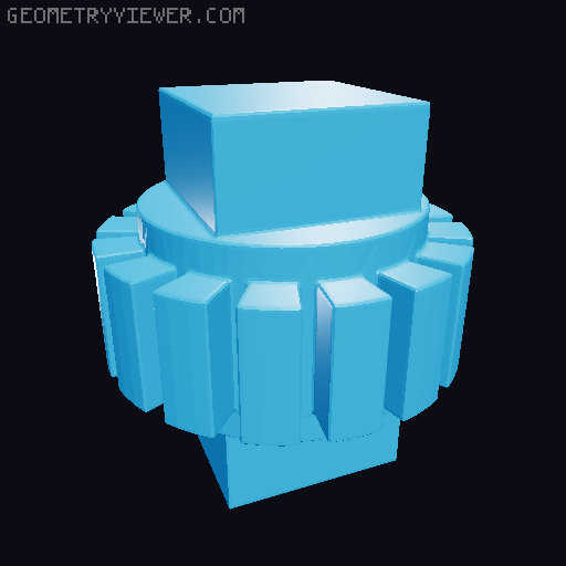 Robot Sentry Number 13 3D model thumbnail