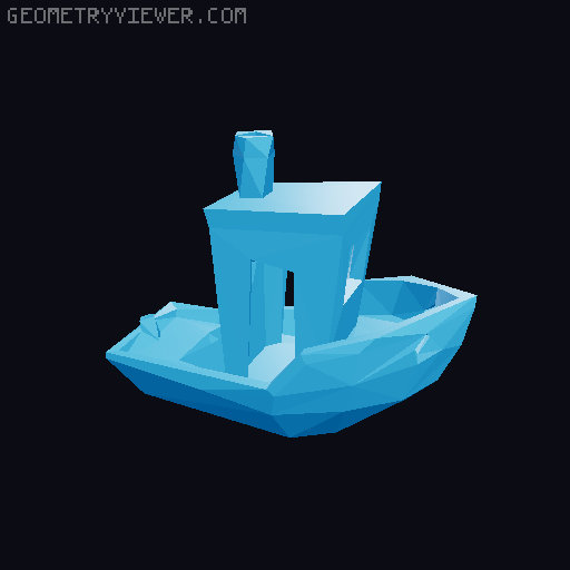 Low Poly 3dbenchy 3D model thumbnail