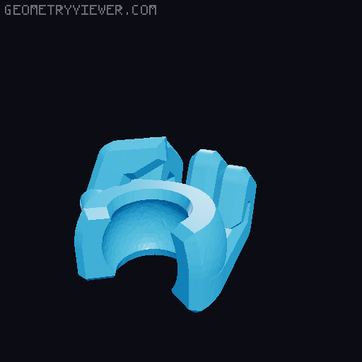 Dummy 13 (Oct. 2023) Middle finger(s) 3D model thumbnail