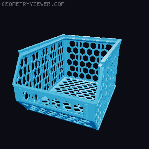 Stackable Basket Remix 3D model thumbnail