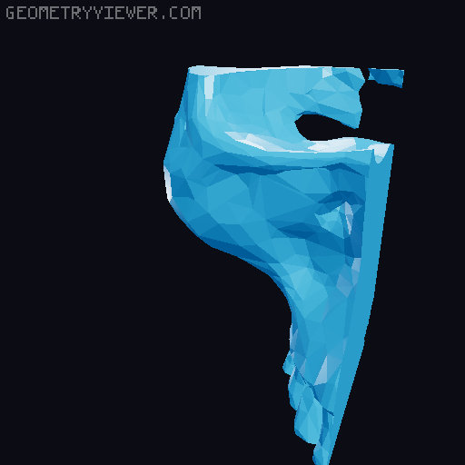 Skull candy bowl XXXXL 3D model thumbnail