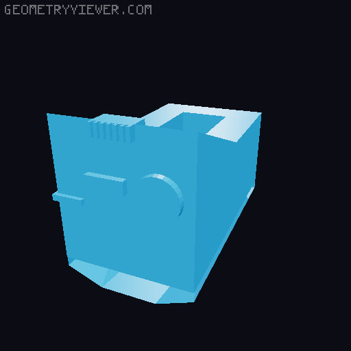 Better armature head for Lucky 13 3D model thumbnail