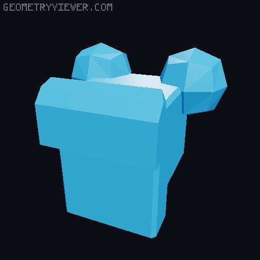 Easy 13 female head pack 3D model thumbnail