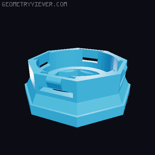Multiboard Magnetic connectors 3D model thumbnail