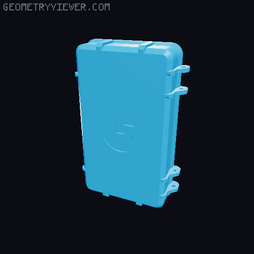 Logitech G Pro Wireless (x-superlight-wireless) mouse case - Rugged Box (Parametric) 3D model thumbnail
