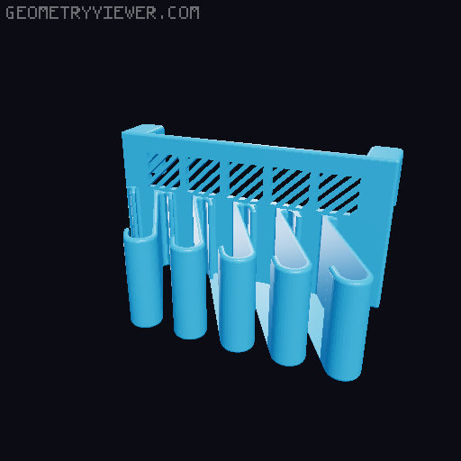 Phone Holder For Game Court 3D model thumbnail