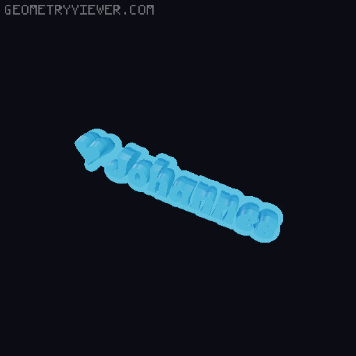 Valentine sculpture 3D model thumbnail