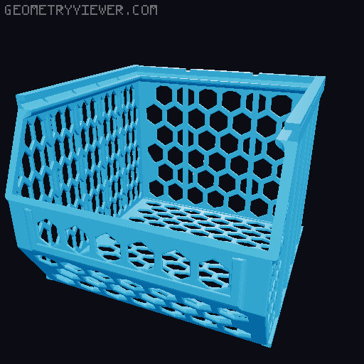 Stackable Basket Remix 3D model thumbnail