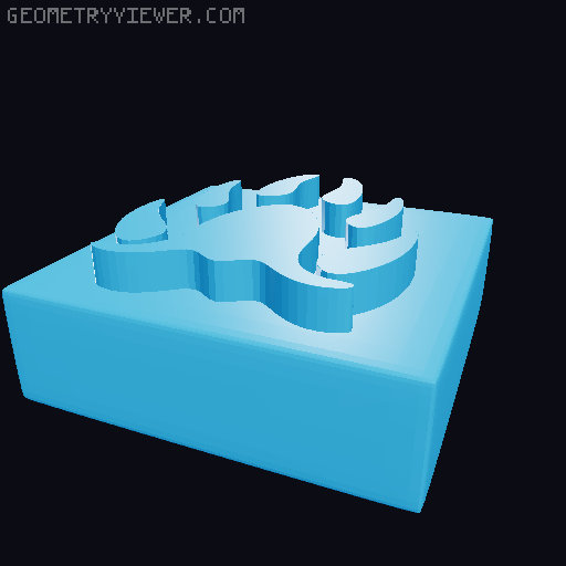 Mystic symbol stamp collection 3D model thumbnail
