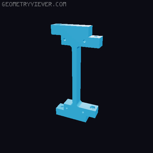 16-digit Split-Flap Display (Mini+) 3D model thumbnail