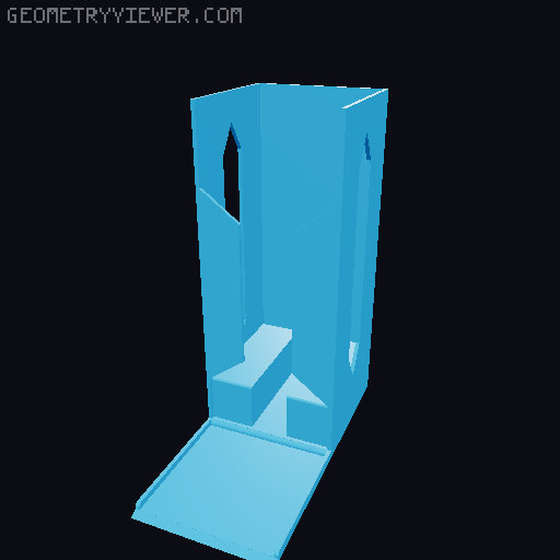 Hitster Holder Tower 3D model thumbnail