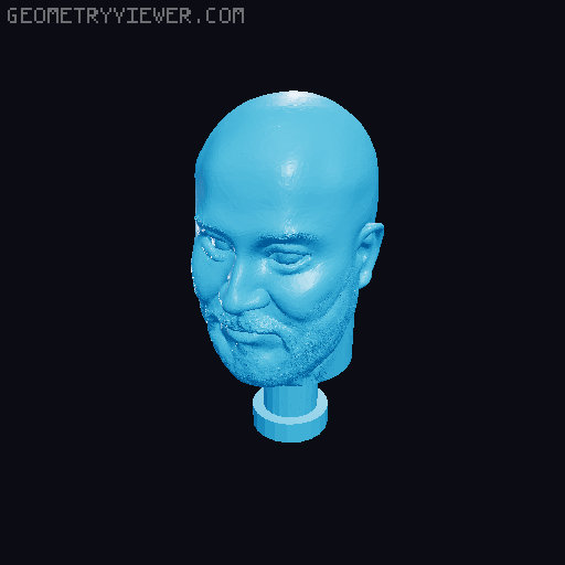 Adult Jake Sisko figure head- Star Trek Starfleet Academy 3D model thumbnail