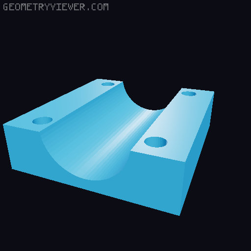 XRV 750 gps mount 3D model thumbnail