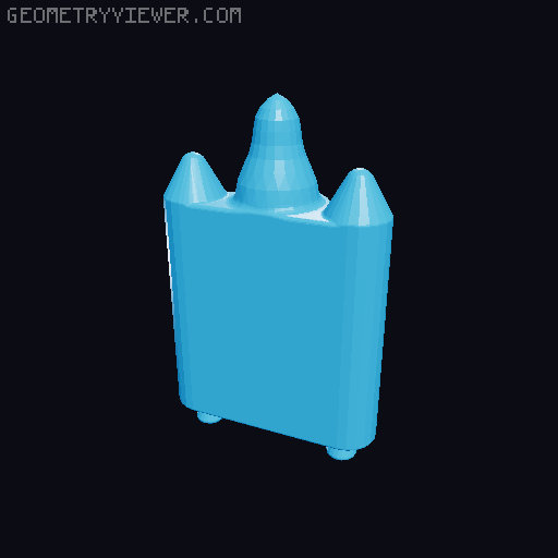 Lucky 13 Jetpack 3D model thumbnail