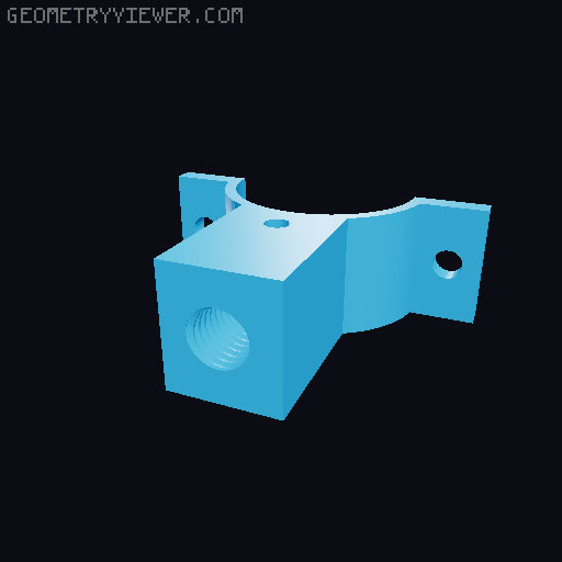 Hercules prima 2,3,4,5,m4,m5 blinker mounts 3D model thumbnail