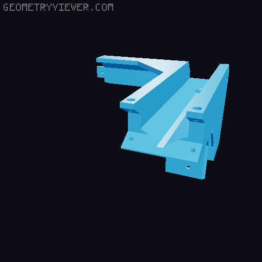 Ikea Lack V2 - +10mm-100mm Height Variants 3D model thumbnail
