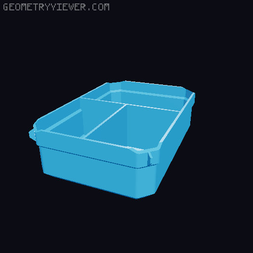 TSTAK Shallow Nested Cups with more subdivisions 3D model thumbnail