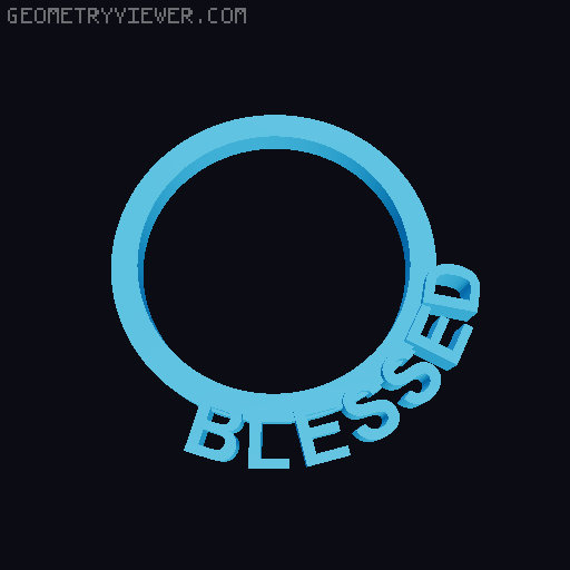 D&D 5e Condition Ring for 32mm Bases 3D model thumbnail
