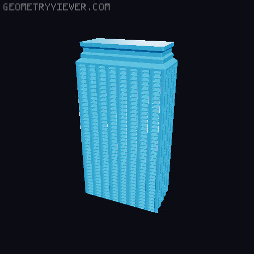 Prismatic Vase Mode Silica Gel Container. Super fast print 3D model thumbnail