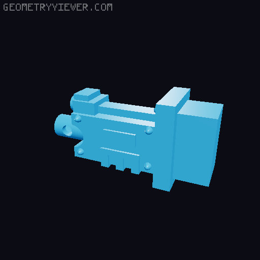 Tankomat warhammer-style tank 3D model thumbnail