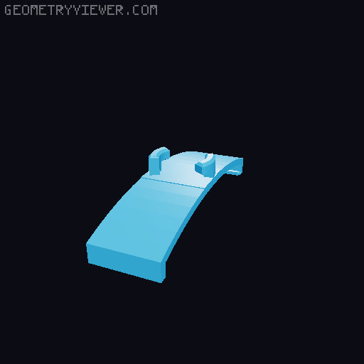 Porsche 718 Boxster Radar Detector Mount 3D model thumbnail