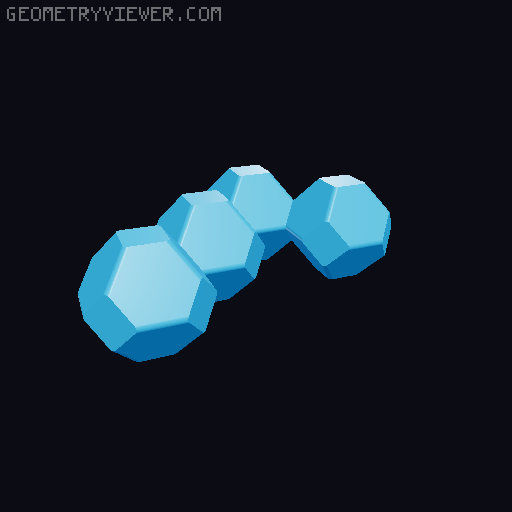 Individual STLs for HedronStack (3D balance/stacking game) pieces 3D model thumbnail
