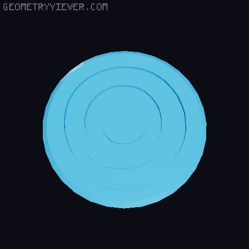 Magic: The Gathering Token for Counter Box 3D model thumbnail