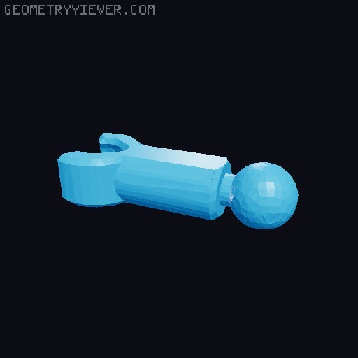 Stickman Figure 3D model thumbnail