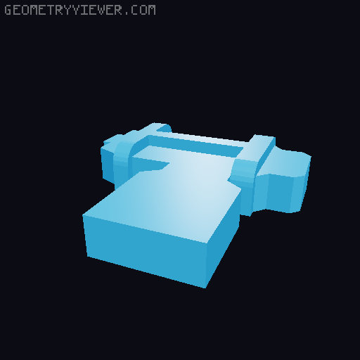 AT-ST kit card separate parts 3D model thumbnail