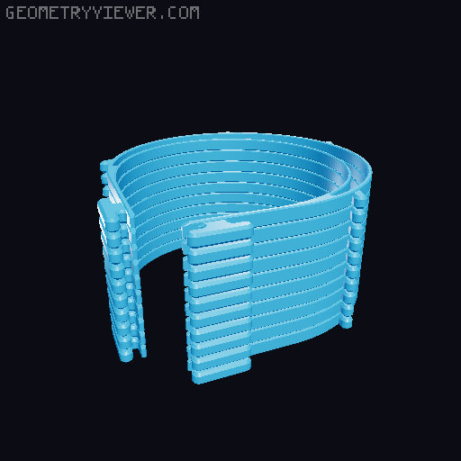Prusa Face Shield Fast Print 3D model thumbnail