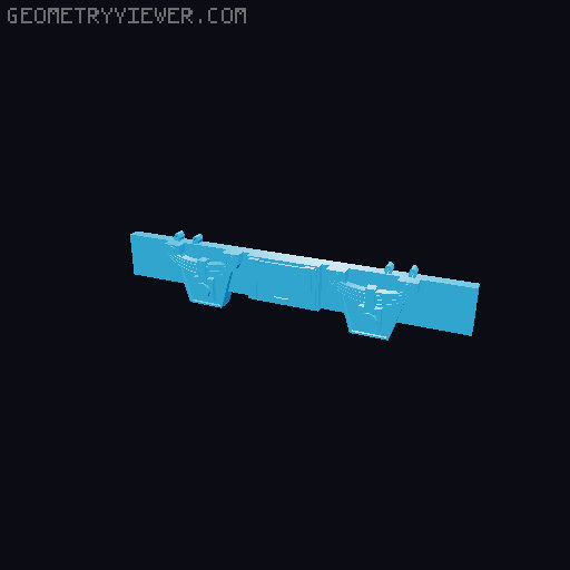 Powered Bobber Caboose 3D model thumbnail