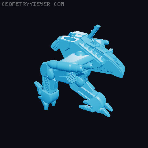 Osprey Battlemech 3D model thumbnail