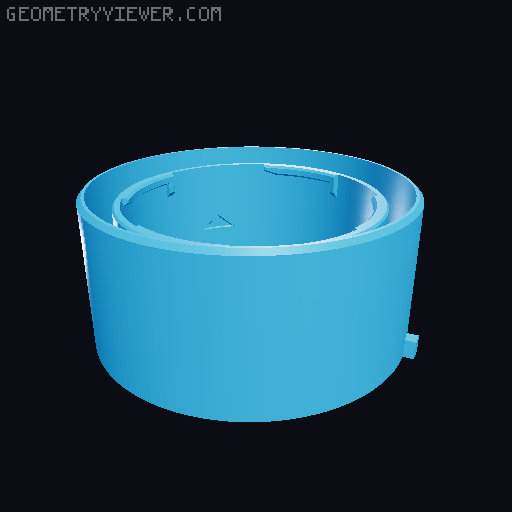 Prusa to Bambu Lab Reusable Spool Adapter 3D model thumbnail
