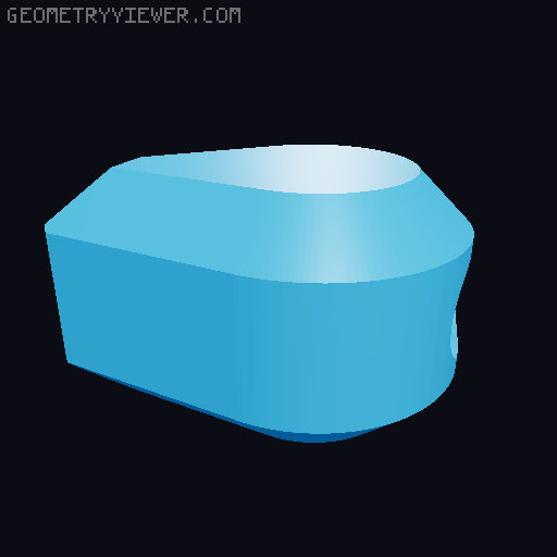 Dummy 13 Head Bead 3D model thumbnail