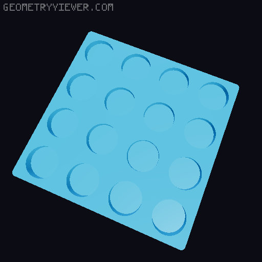 Gridfinity NUUN Tube Storage 3D model thumbnail