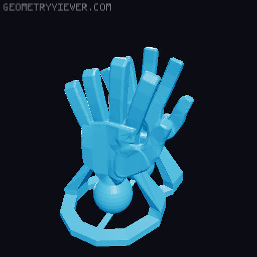 Lucky 13 Hands Compilation (with extra adhesion) 3D model thumbnail