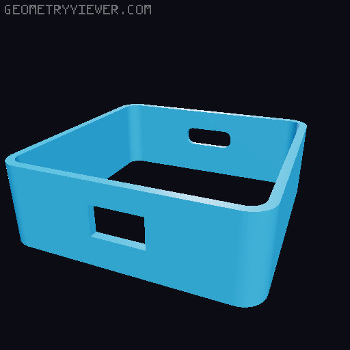 COB Key Light PCB Reuse Enclosure 3D model thumbnail