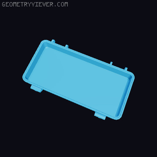 Ancel AD310 rugged box 3D model thumbnail